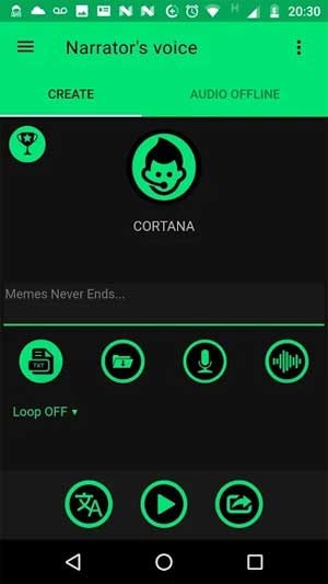 Tạo ra những giọng đọc hài hước với Narrator's Voice