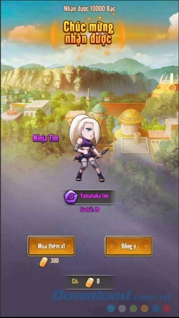 Nhận thêm đồng đội mới trong Naruto Hỏa Chí