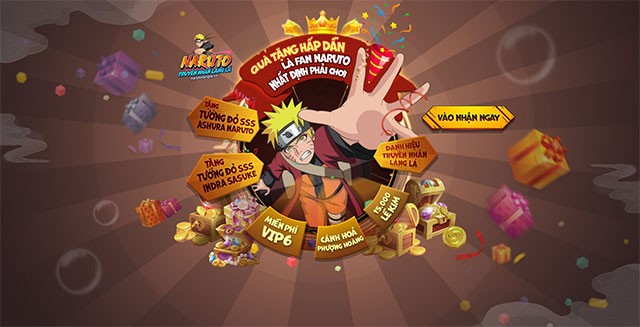 Nhận phần qua hấp dẫn dành cho fan Naruto