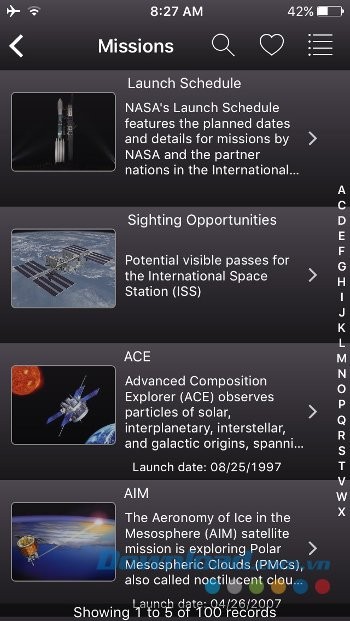 Nhiệm vụ và hoạt động của NASA