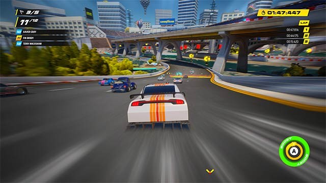 Lựa chọn chế độ đua solo hoặc cạnh tranh để phát triển sự nghiệp trong NASCAR Arcade Rush game