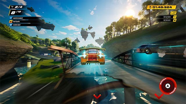 Mãn nhãn với đồ họa đẹp và hiệu ứng ấn tượng trong game NASCAR Arcade Rush