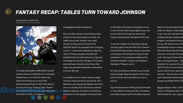 Cập nhật tin tức về cuộc đua