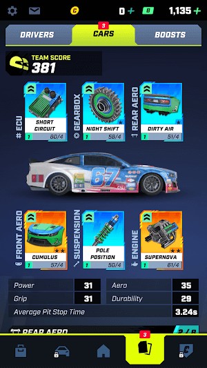 Tùy chỉnh xe đua thêm mạnh mẽ