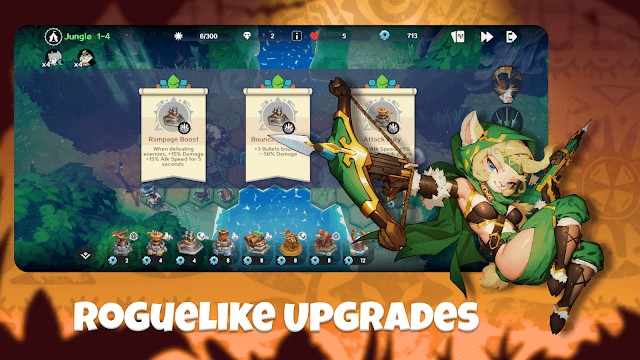 Nature Guardians là game chiến lược phòng thủ kết hợp yếu tố roguelike