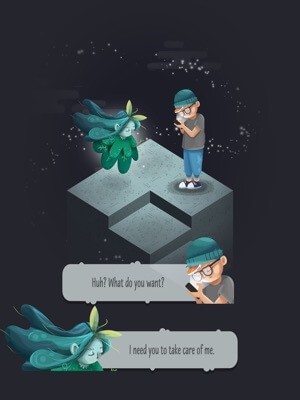 Trò chuyện với cậu bé