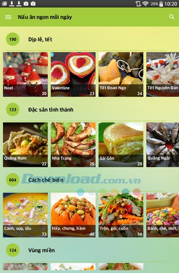 Nấu ăn ngon mỗi ngày cho Android