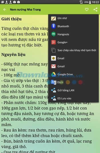 Nấu ăn ngon mỗi ngày cho Android
