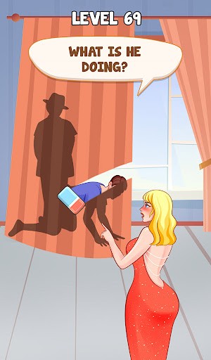 Naughty Puzzle Brain Test không hề tuân theo những quy luật thông thường