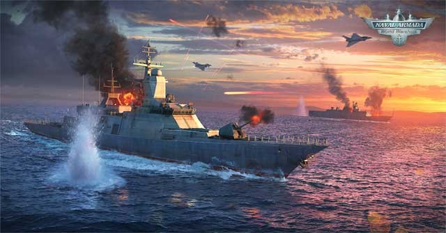 Bước vào thế giới tàu chiến và xây dựng hạm đội của riêng bạn trong Naval Armada