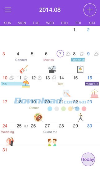 Naver Calendar cho iOS