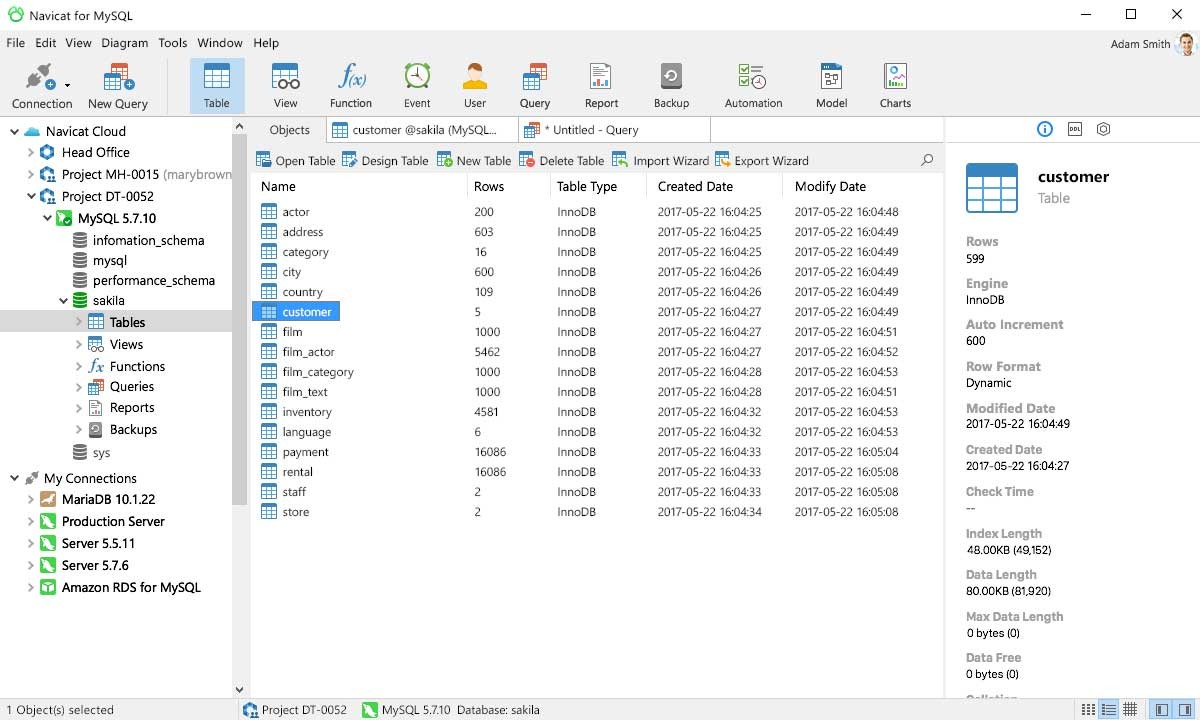 Navicat for MySQL 15.0.12