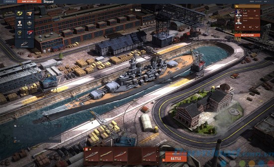 Giao diện game Navy Field 2