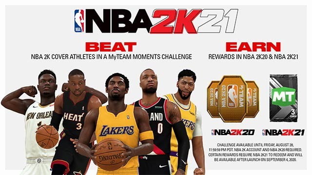 Khám phá và chinh phục thử thách NBA 2K21 MyTEAM Moments Challenge