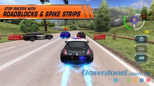 Sử dụng bẫy chết người để ngăn chặn xe truy đuổi phía sau