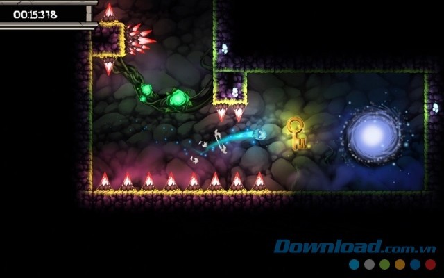 Giúp nhân vật lấy chìa khóa trong game phiêu lưu hành động Nekuia cho máy tính