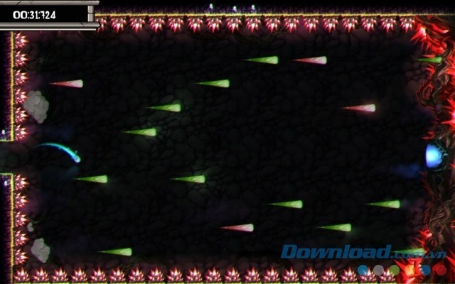 Tiến dần đến vị trí của tên trùm trong game phiêu lưu hành động Nekuia cho máy tính