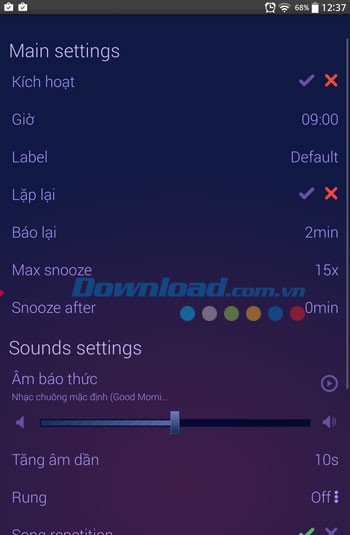Neon Alarm clock cho Android