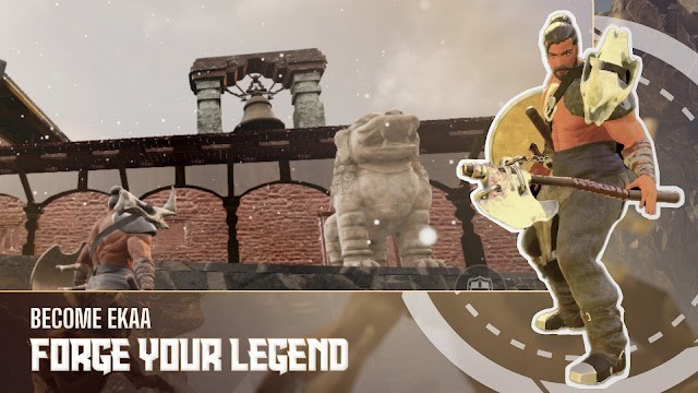 Game Nepa: Saga cho bạn chơi trong vai Ekaa - một thợ rèn khiêm tốn dần trở thành chiến binh huyền thoại