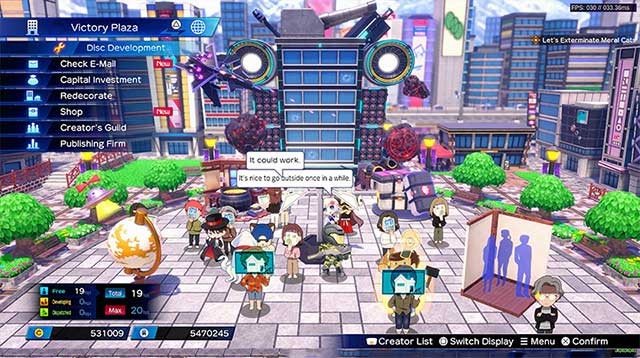 Có rất nhiều hoạt động thú vị trong Neptunia Game Maker R:Evolution game