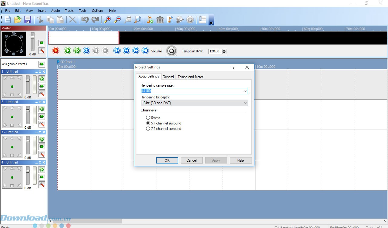 Cài đặt cho từng dự án