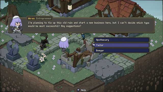 Các nhân vật có ngoại hình khác nhau và sở hữu vũ khí riêng