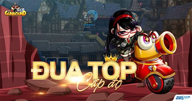 Đua top cấp độ trên New GunBound cho Android