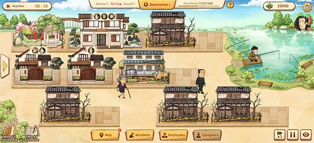 Quản lý thị trấn gồm những cư dân lớn tuổi trong New Life of Aged Town