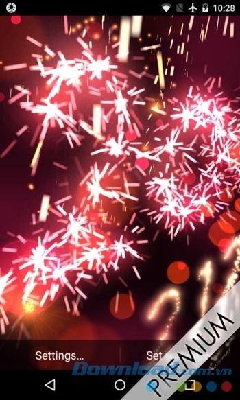 Nhiều kiểu pháo hoa ấn tượng được thiết kế dưới dạng đồ họa 3D