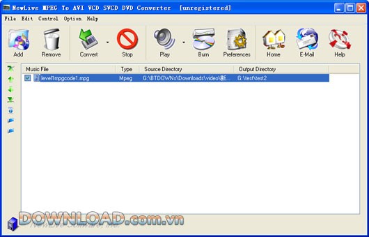MPEG to AVI DIVX VCD DVD Converter