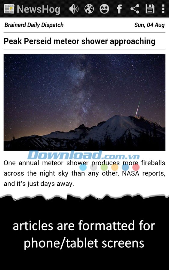 NewsHog: Google News & Weather for Android