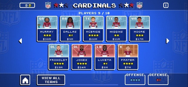 Tập hợp cầu thủ vào đội của bạn