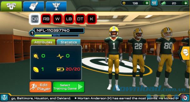 Đào tạo và tùy chỉnh đội bóng của mình