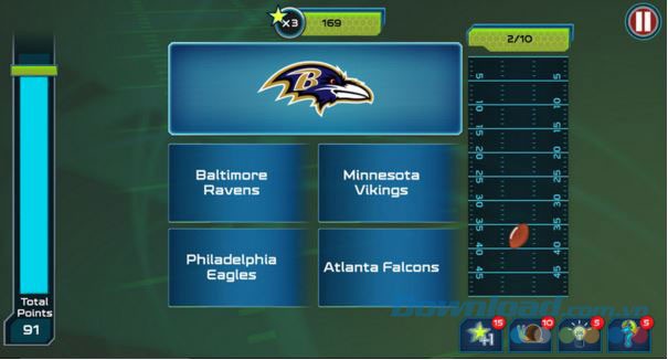 Tranh tài cùng các đội khác