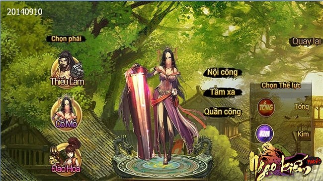 Game Ngạo Kiếm Mobile trên máy tính