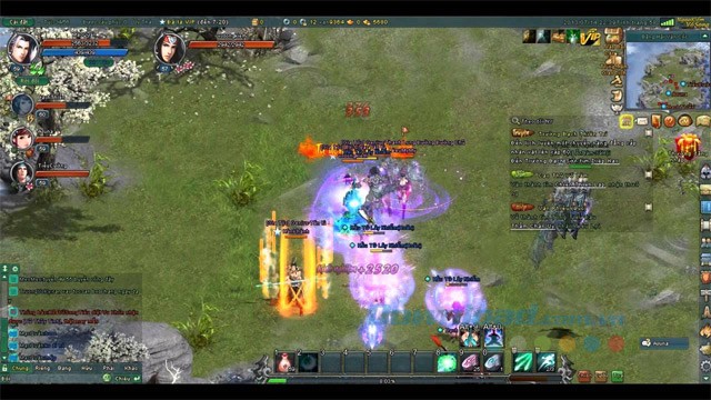 Giao diện game Ngạo Kiếm Vô Song