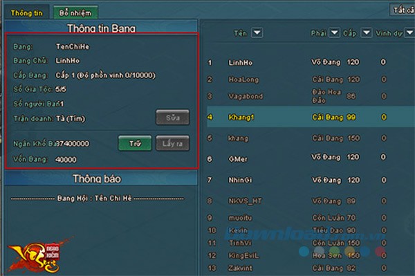 Hệ thống bang hội