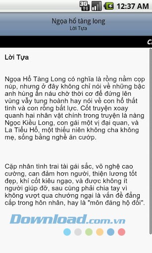 Ngọa hổ tàng long for Android