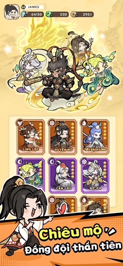 Chiêu mộ các nhân vật thần tiên