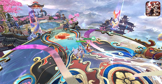 Game nhập vai đi cảnh - Ngự Thần Sư cho iPhone