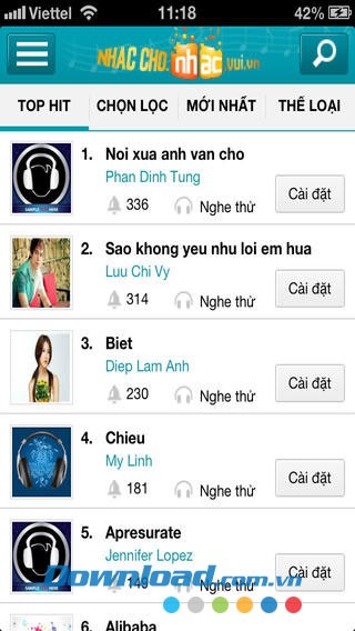 Nhạc chờ for iOS