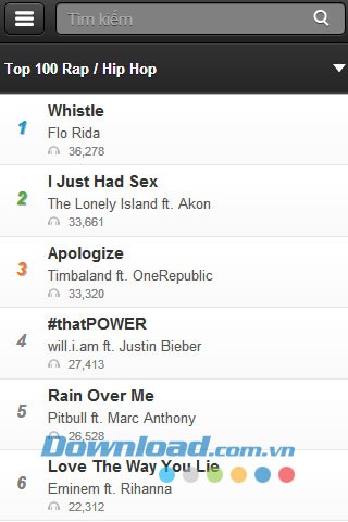 Nhạc rap và hiphop for Android