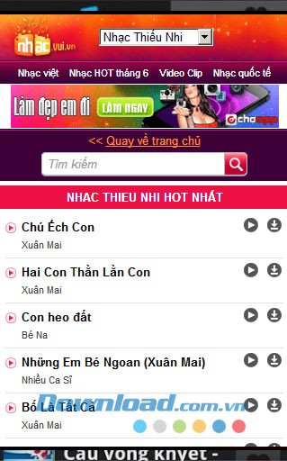 Nhạc thiếu nhi for Android