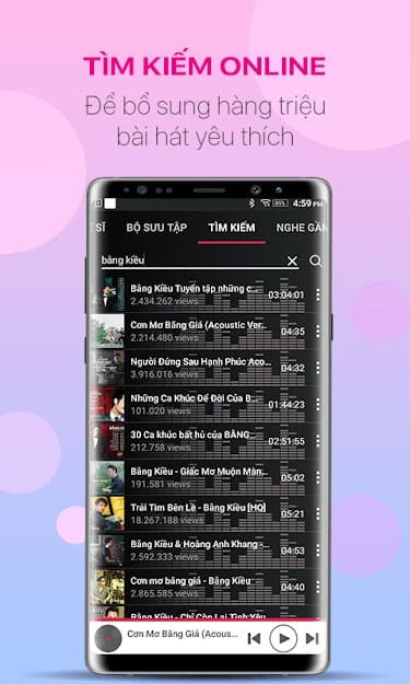 Tìm kiếm bài hát online