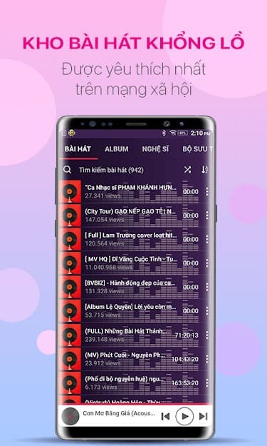 Kho bài hát khổng lồ