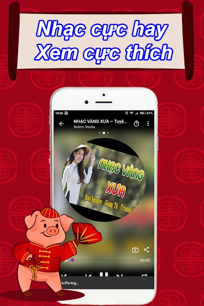 Ứng dụng nhạc trữ tình, nhạc vàng tuyển chọn trên di động