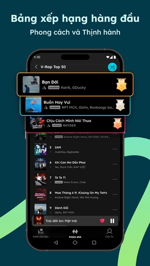 Bảng xếp hạng hàng đầu