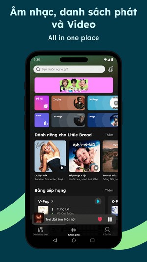 Âm nhạc, danh sách phát video