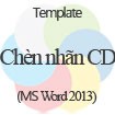Nhãn chèn CD Template - Download & Thiết kế