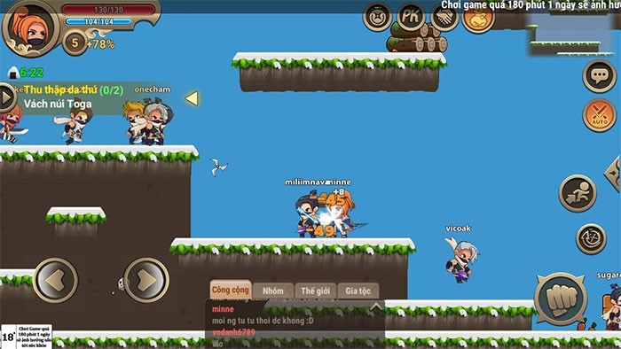 Download game nhập vai ninja Nhẫn Giả Truyền Kỳ cho iOS